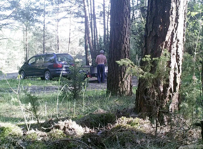 Фотоловушки помогли Дятловскому лесхозу установить личности троих нарушителей. фото